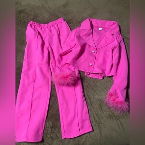 SHEIN Hot Pink Girls' jacket and pants size 6